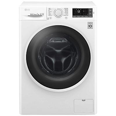 LG F4J6QN0WW Freestanding Washing Machine, 7kg Load, A+++ Energy Rating, 1400rpm Spin, White